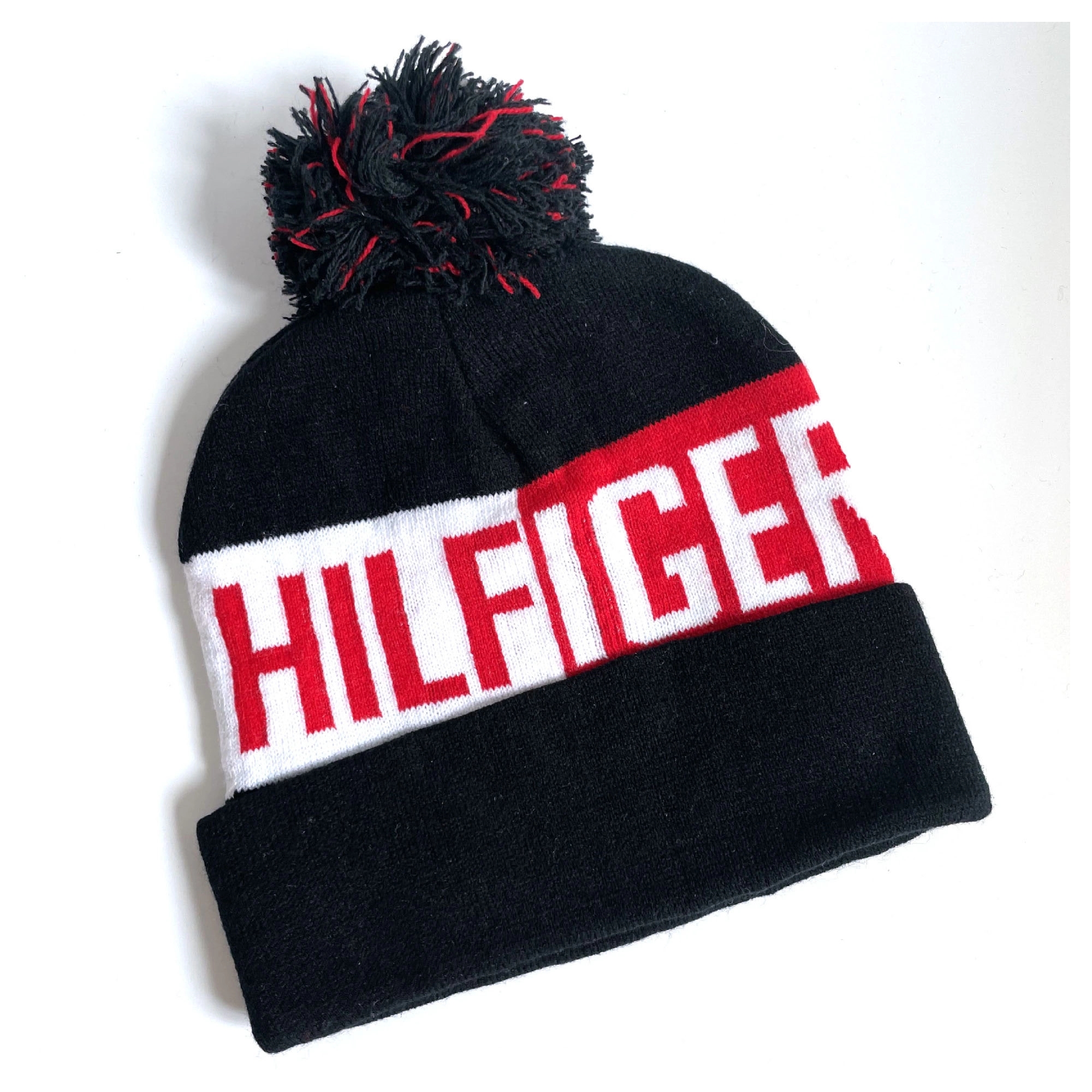 Knit Pom Beanie with Cuff 3