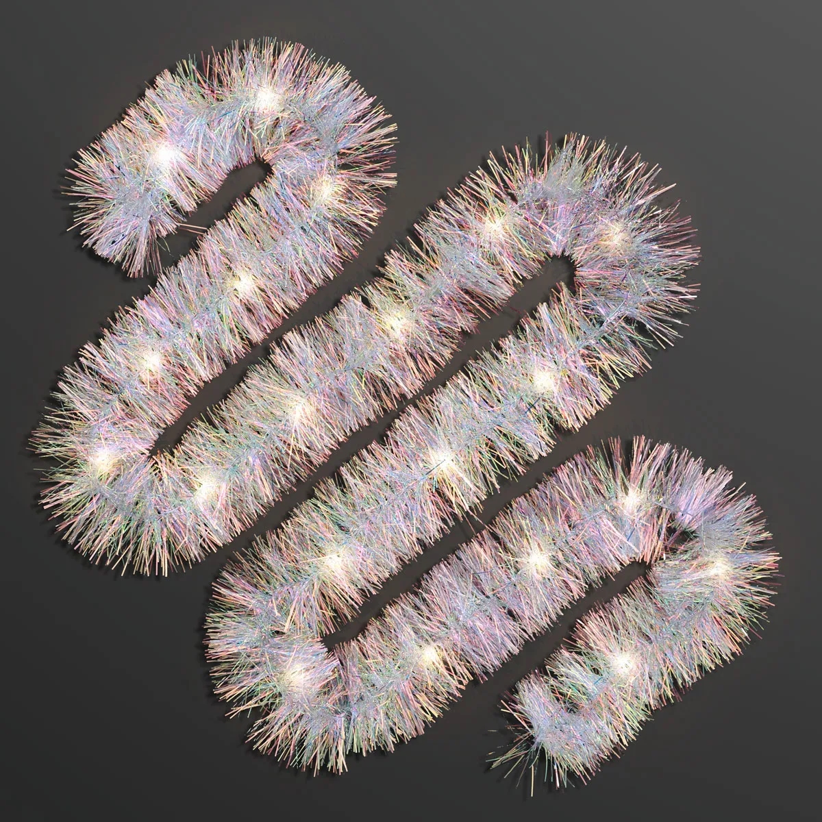 Iridescent Tinsel Boa and Craft Light, 6.5 Feet 7