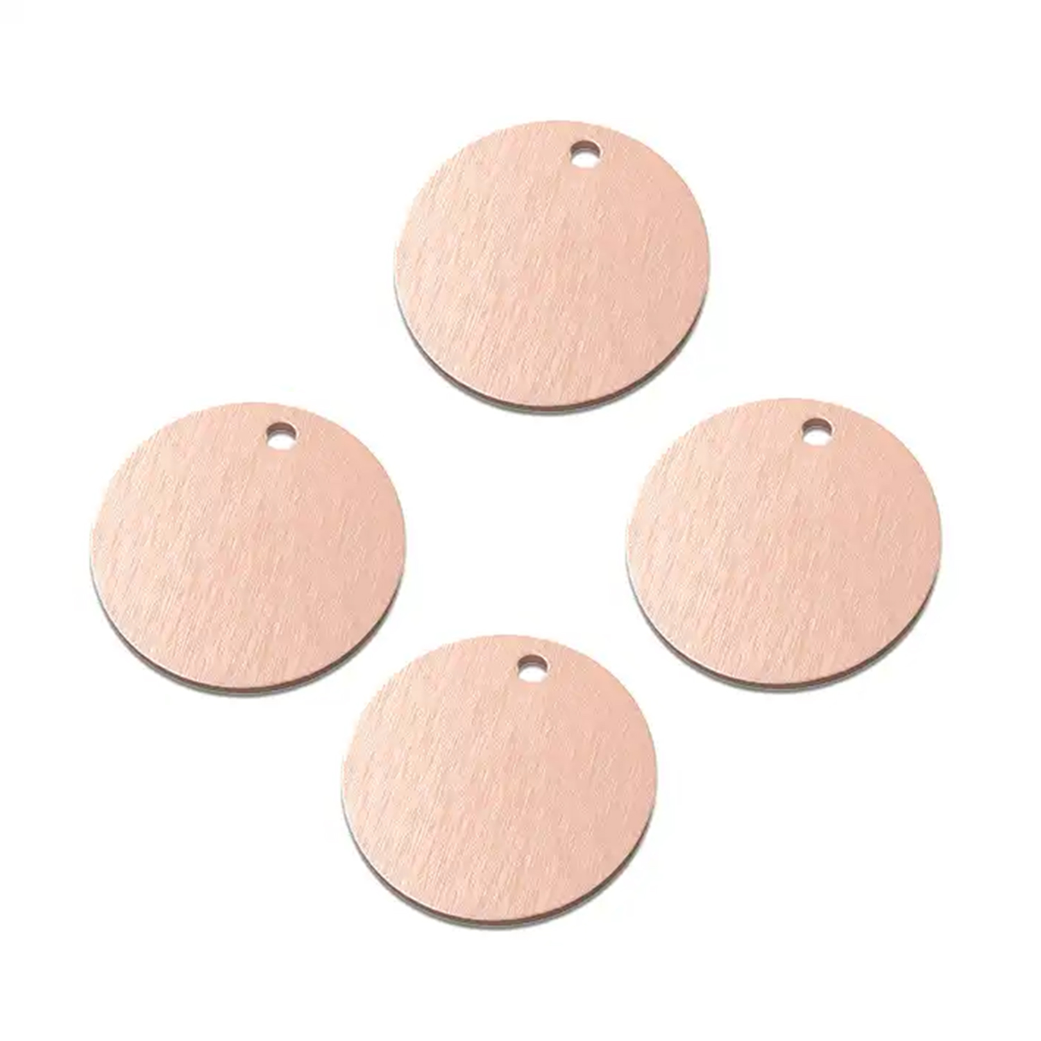 Round Design Brass Pet Tag 4