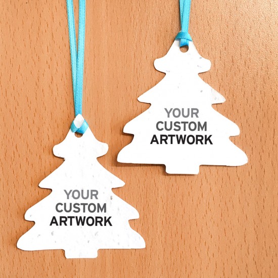 Double-Sided Rounded Evergreen Ornaments 5