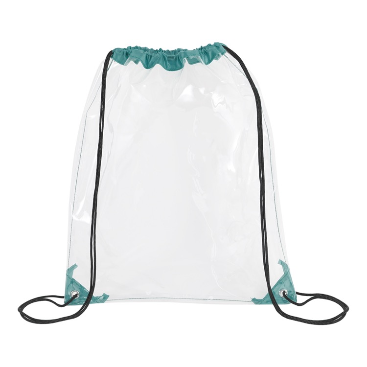 Clear Drawstring Cinch Backpack 19