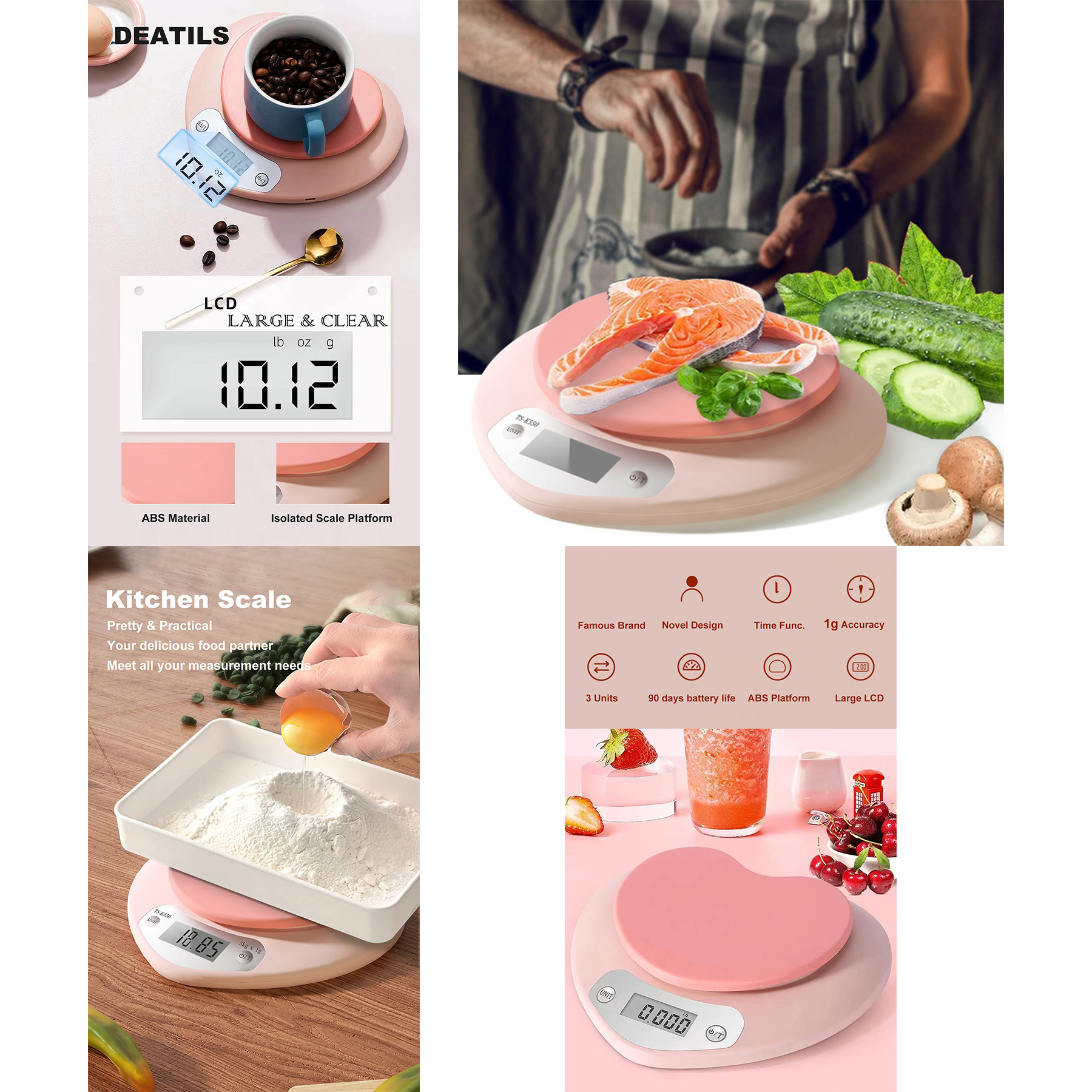 Kitchen Scale - Large LCD 2