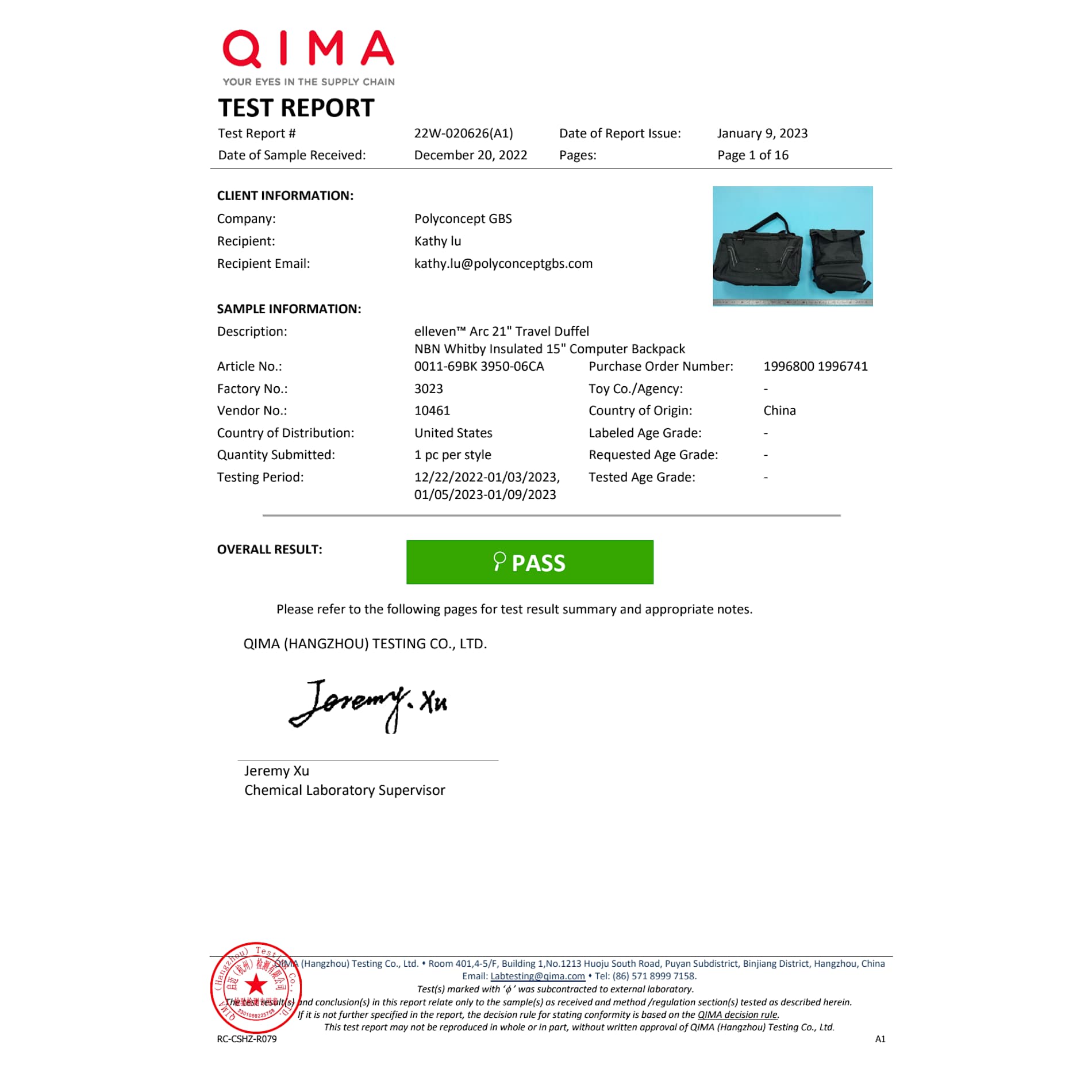 NBN Whitby Insulated 15" Computer Backpack 16