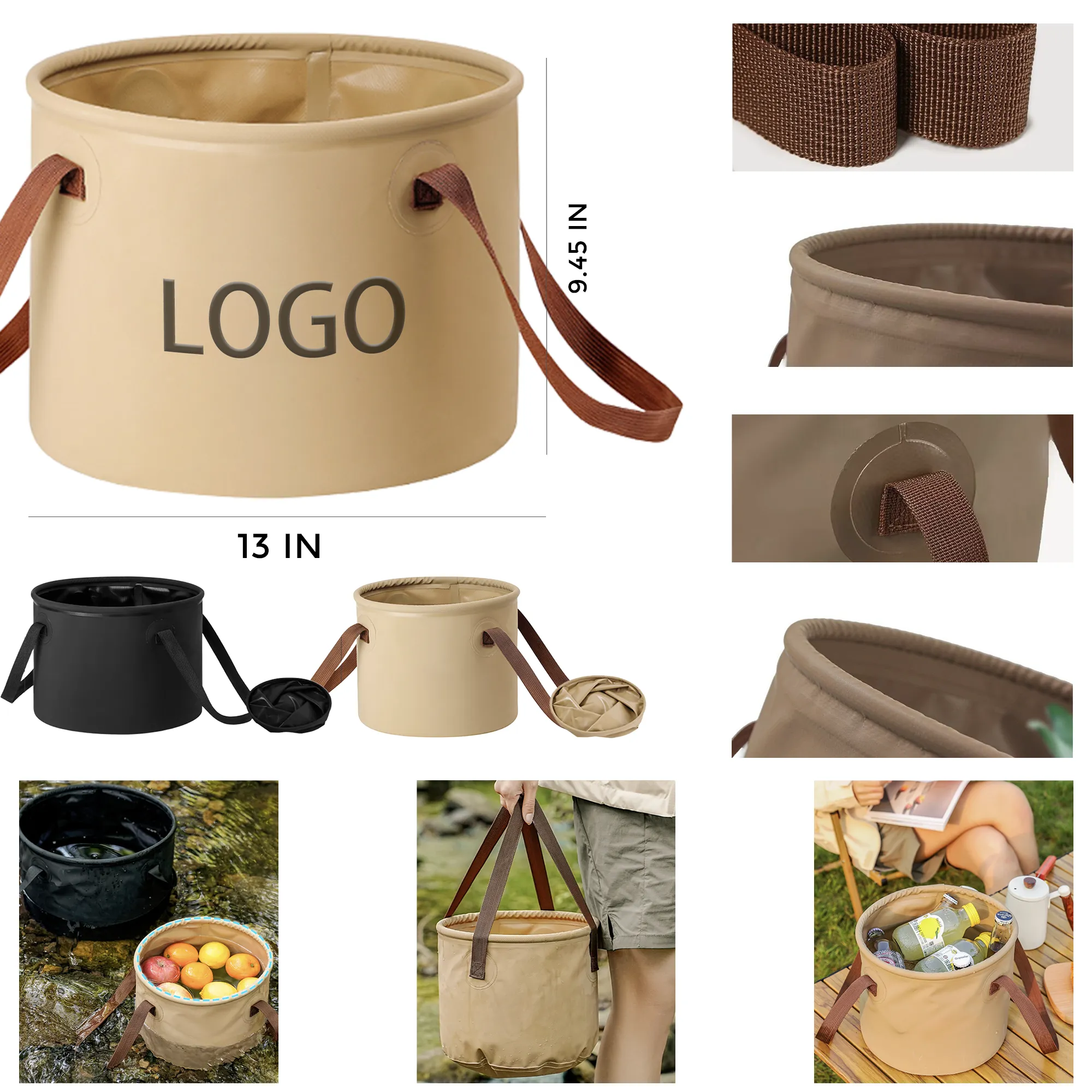 MOQ 100 PCS Folding Bucket 1