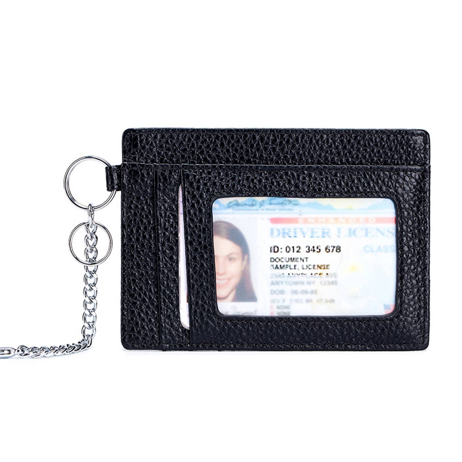 A genuine leather mini wallet 5