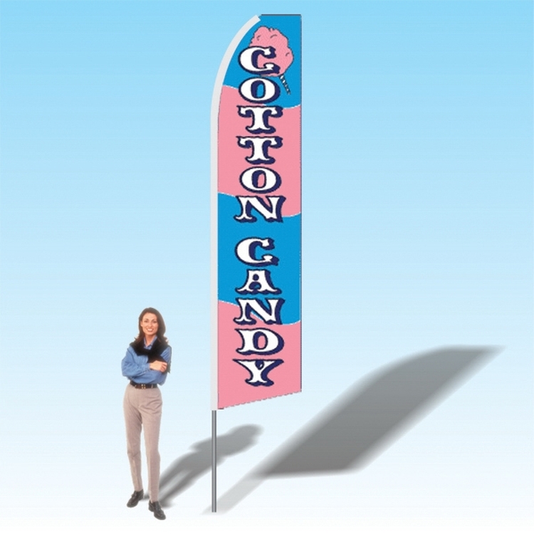 15FT Cotton Candy Advertising Banner Flag 1