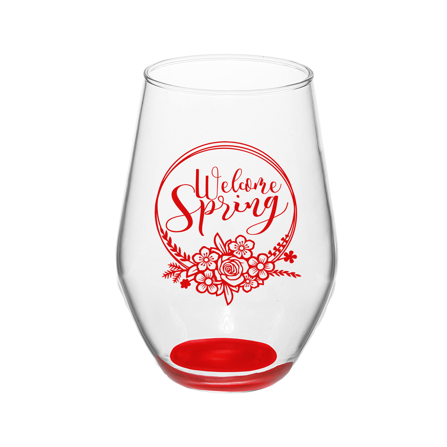 19oz Brigid Stemless Red Wine Glasses (1 Color) 4