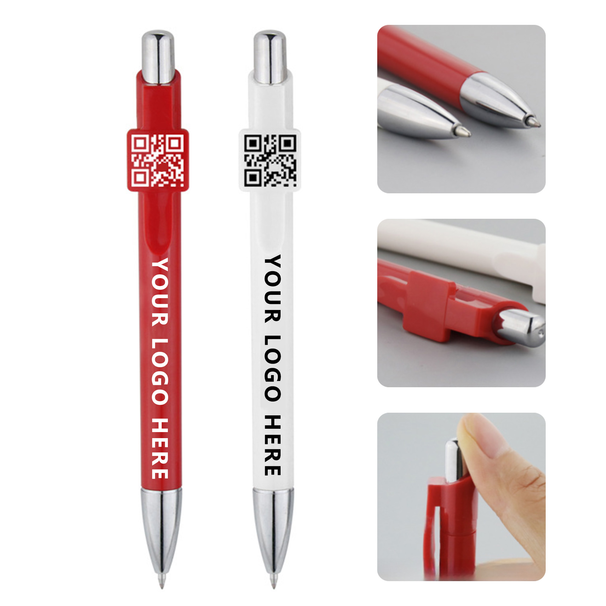 Personalized QR Code Press Gel Pen 2