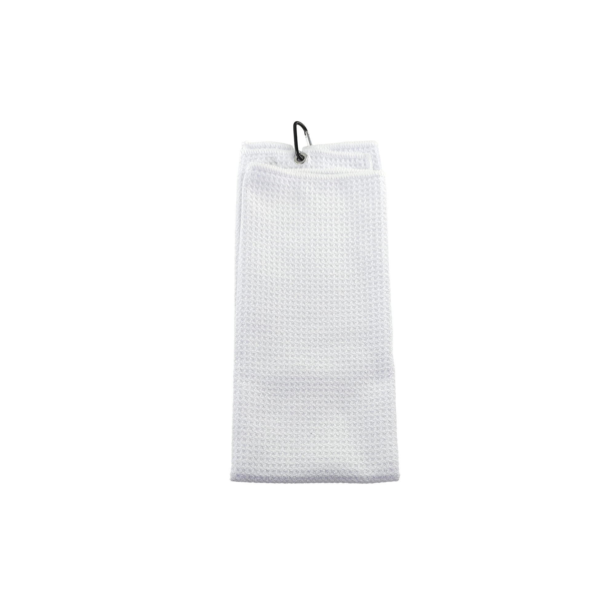Microfiber Waffle Golf Towel 12" Square With Clip 8