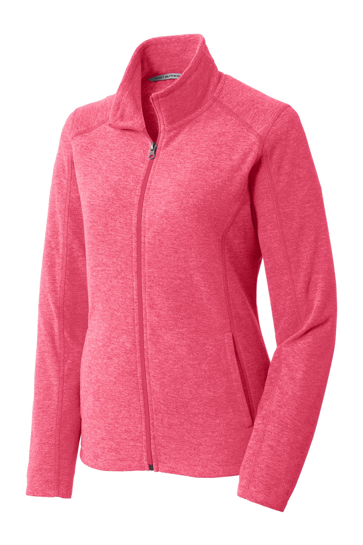 Port Authority Women's Heather Microfleece Full-Zip Jacket. L235 16