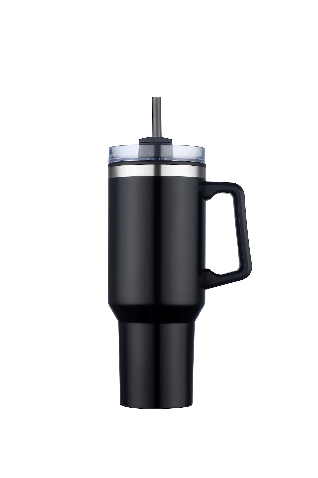 40oz Insulated Travel Mug w/ Handle and Straw