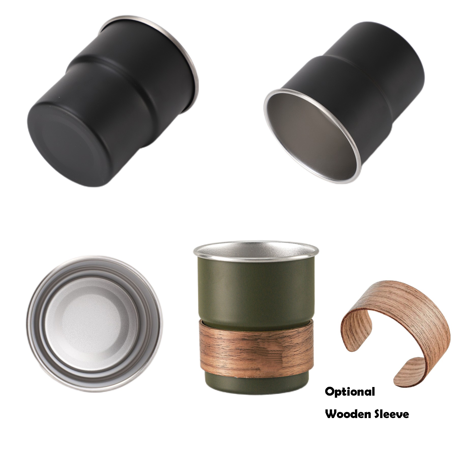 10Oz Portable Stainless Steel Camping Cup 3