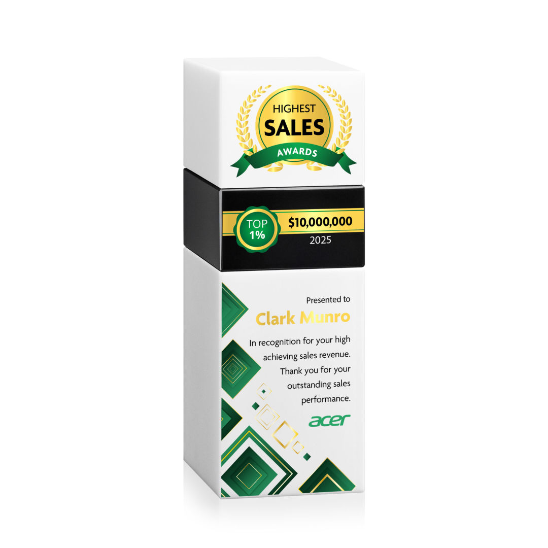 Tofino Stacker VividPrint™ Award - White 20