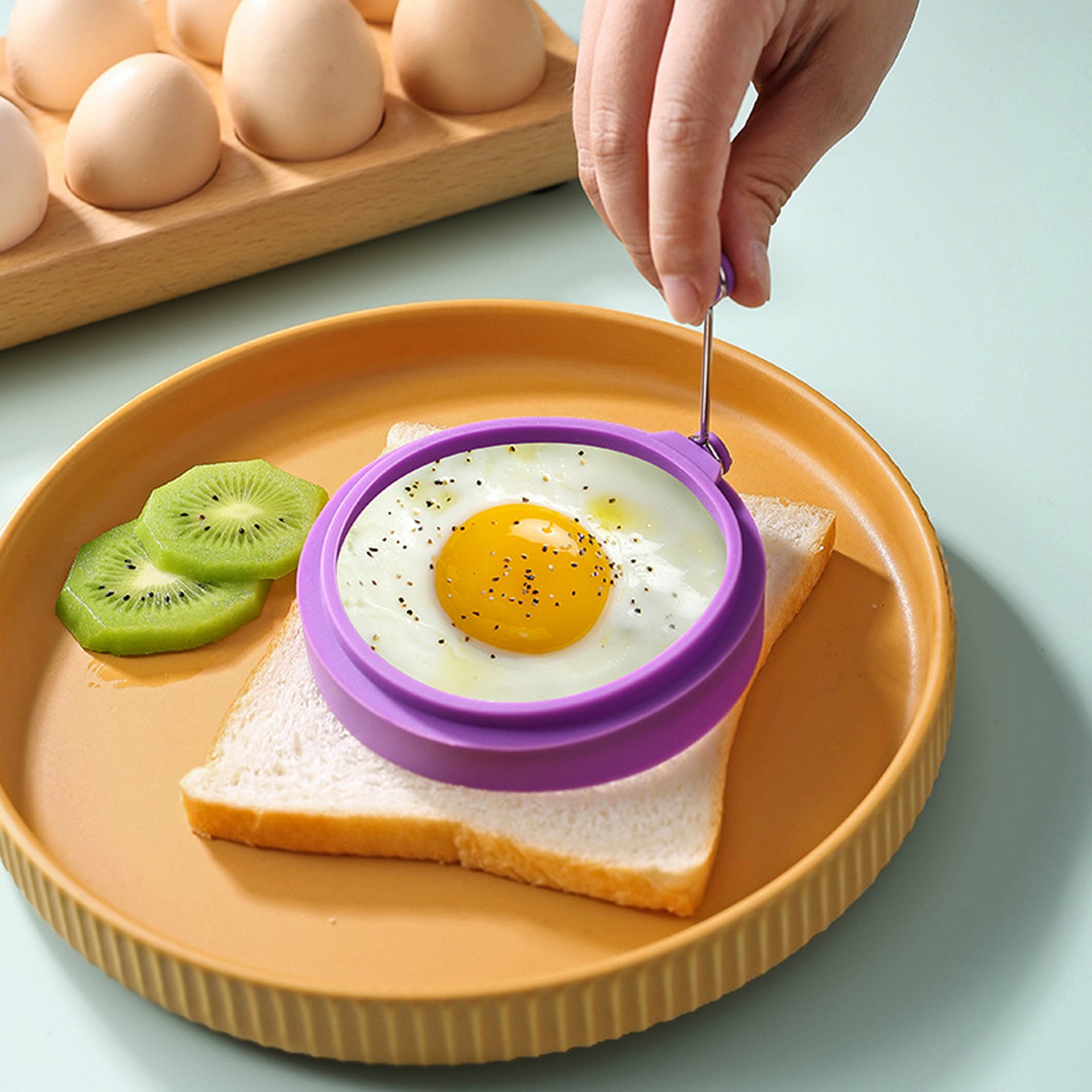 Non Stick Fried Egg Ring Mold 2