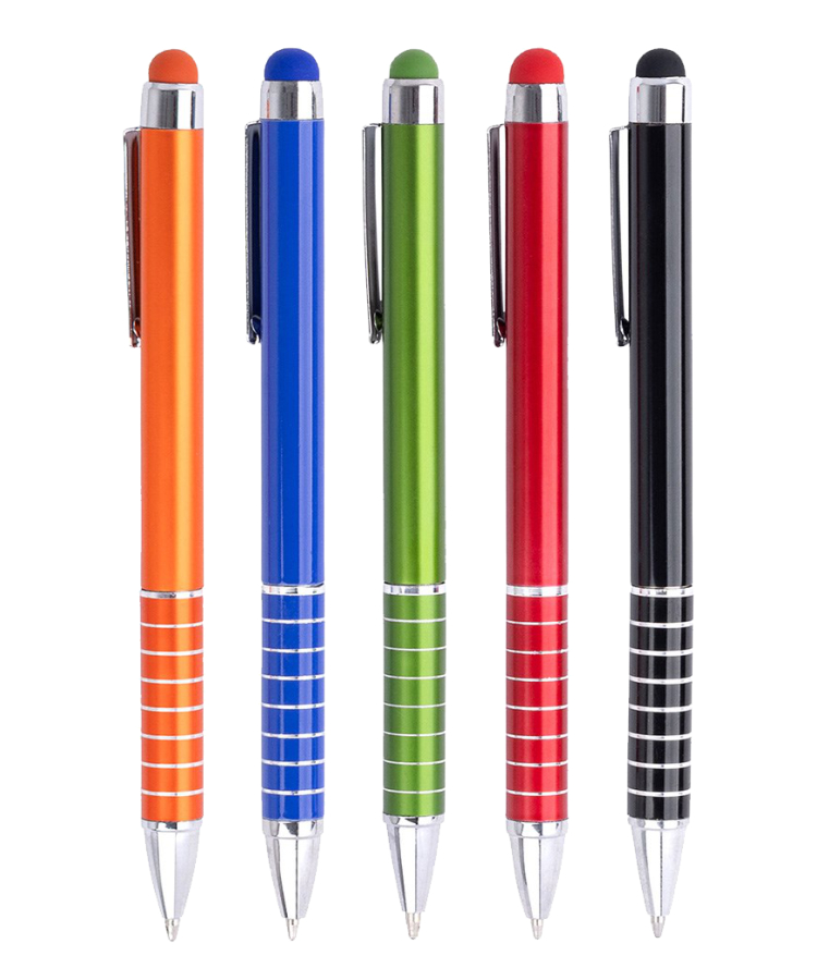 Union Printed - Grid Stylus Twist Metal Pen 5