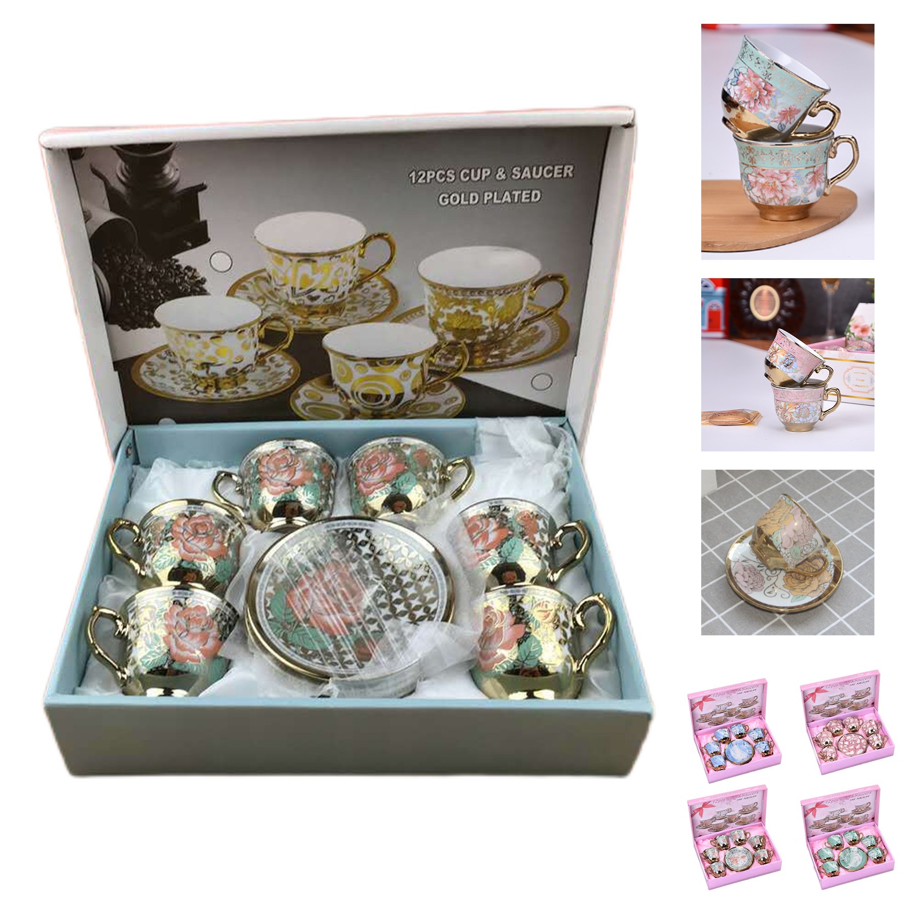 Turkish Ceramic Coffee Set 4