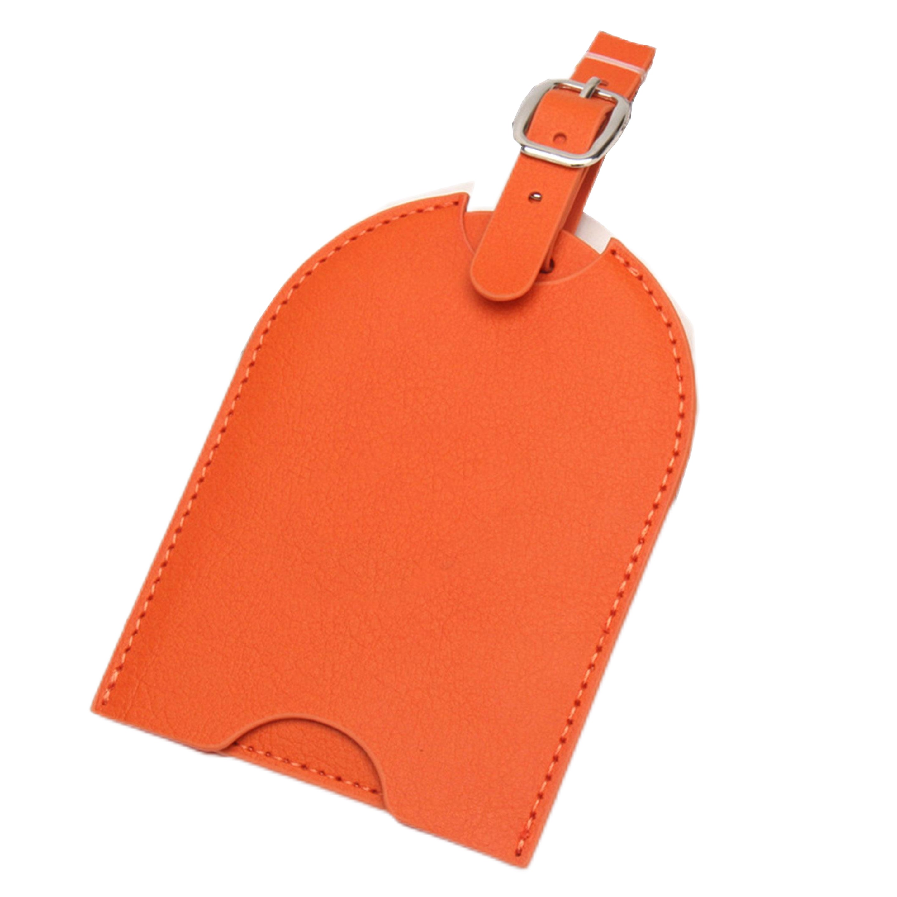 Leather Luggage Bag Case Tags, custom luggage tag with logo imprint 6