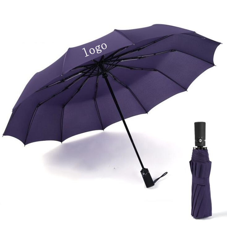 Automatic Folding Business Windproof Reinforced Umbrella 3