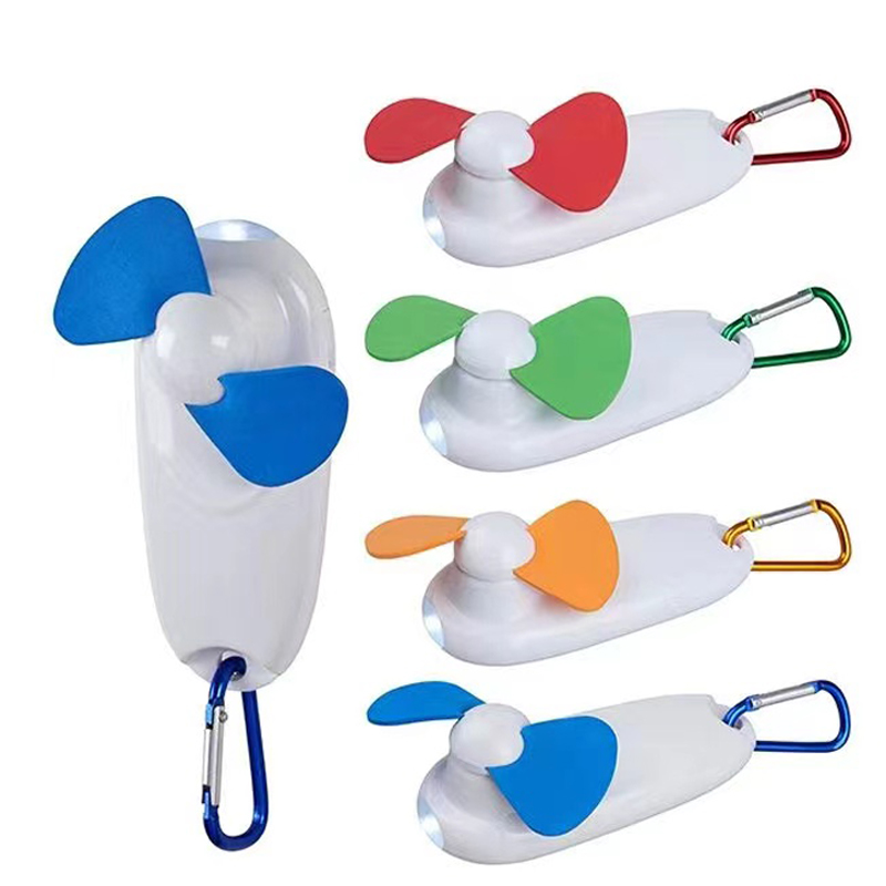 Pocket Carabiner Personal Fan With Light 3