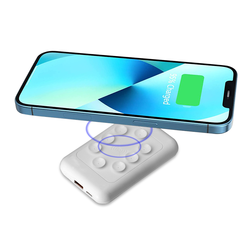 Haskins Suction Cup 15W 10,000 mAh Wireless Power Bank 6