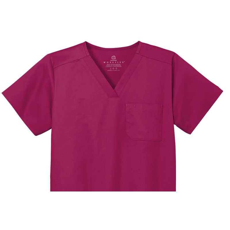 WonderWink Unisex WorkFlex Chest Pocket V-Neck Top 28