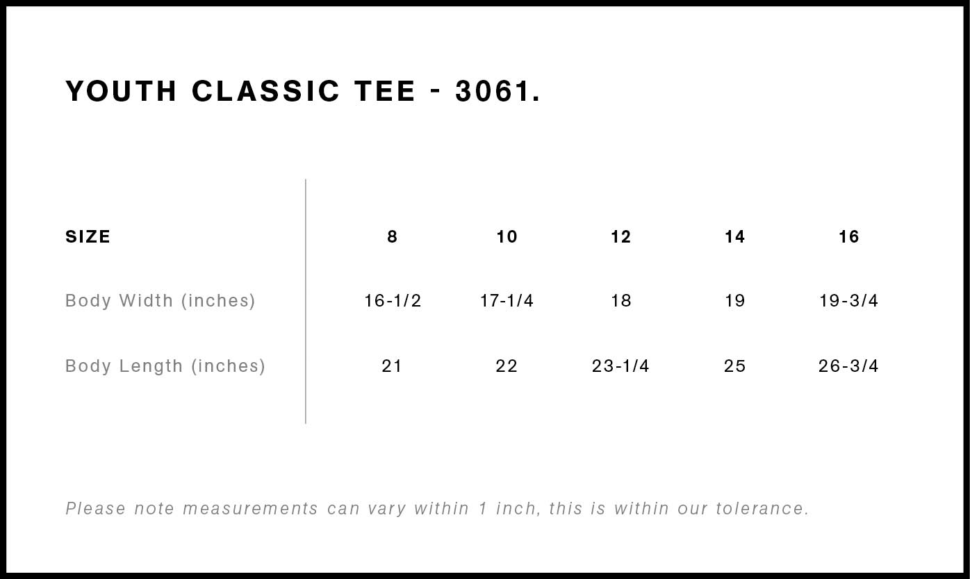 Youth Classic Tee | 3061 33