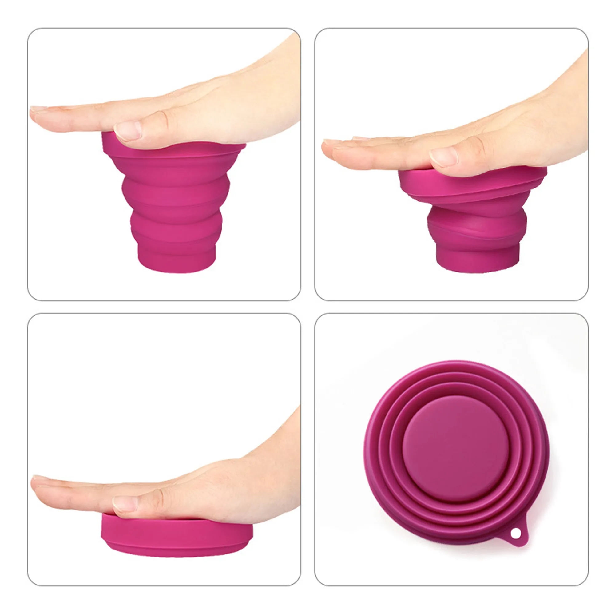7oz Silicone Folding Cup 2