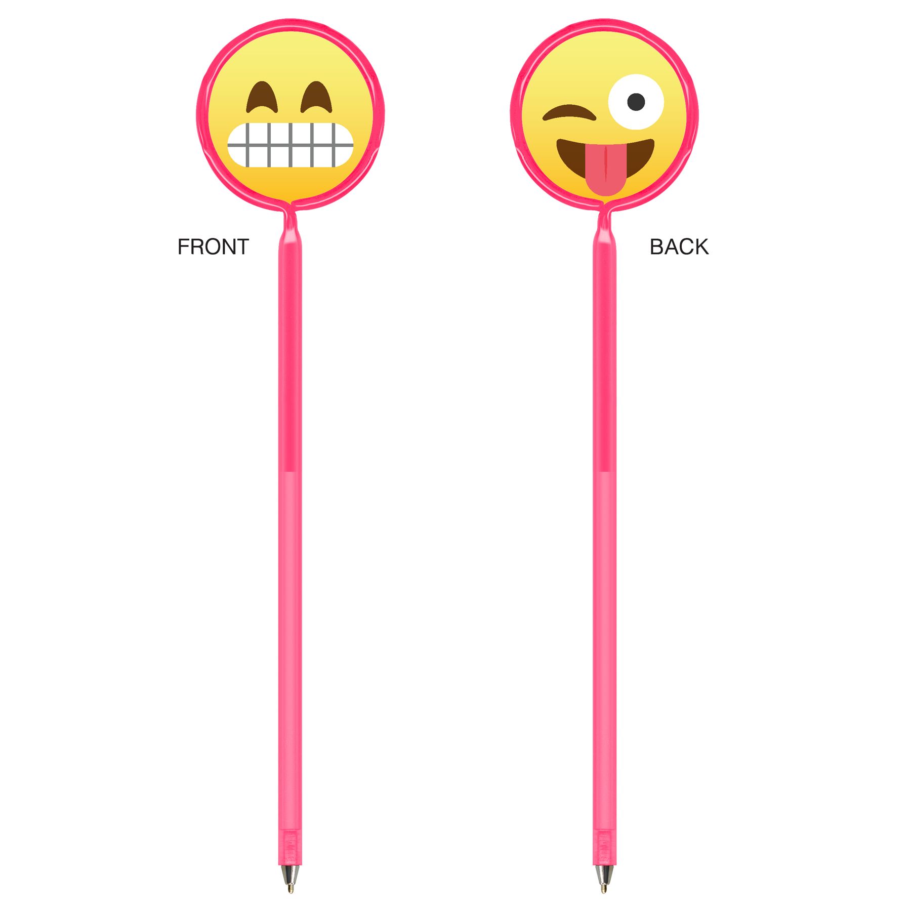 Inkbend Standard Billboard Pens W/ Emoji Grinning / Tongue Stock Insert 3