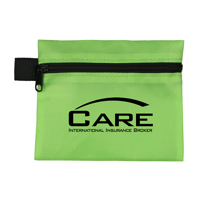 "Europa" 5 Piece Kit with 3-Ply Mask & Antiseptic Wipes in Zipper Pouch 7