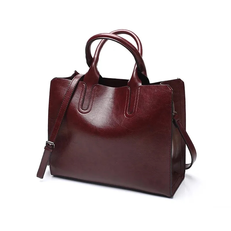Large Capacity Retro Mature Handbag Crossbody Bag 7