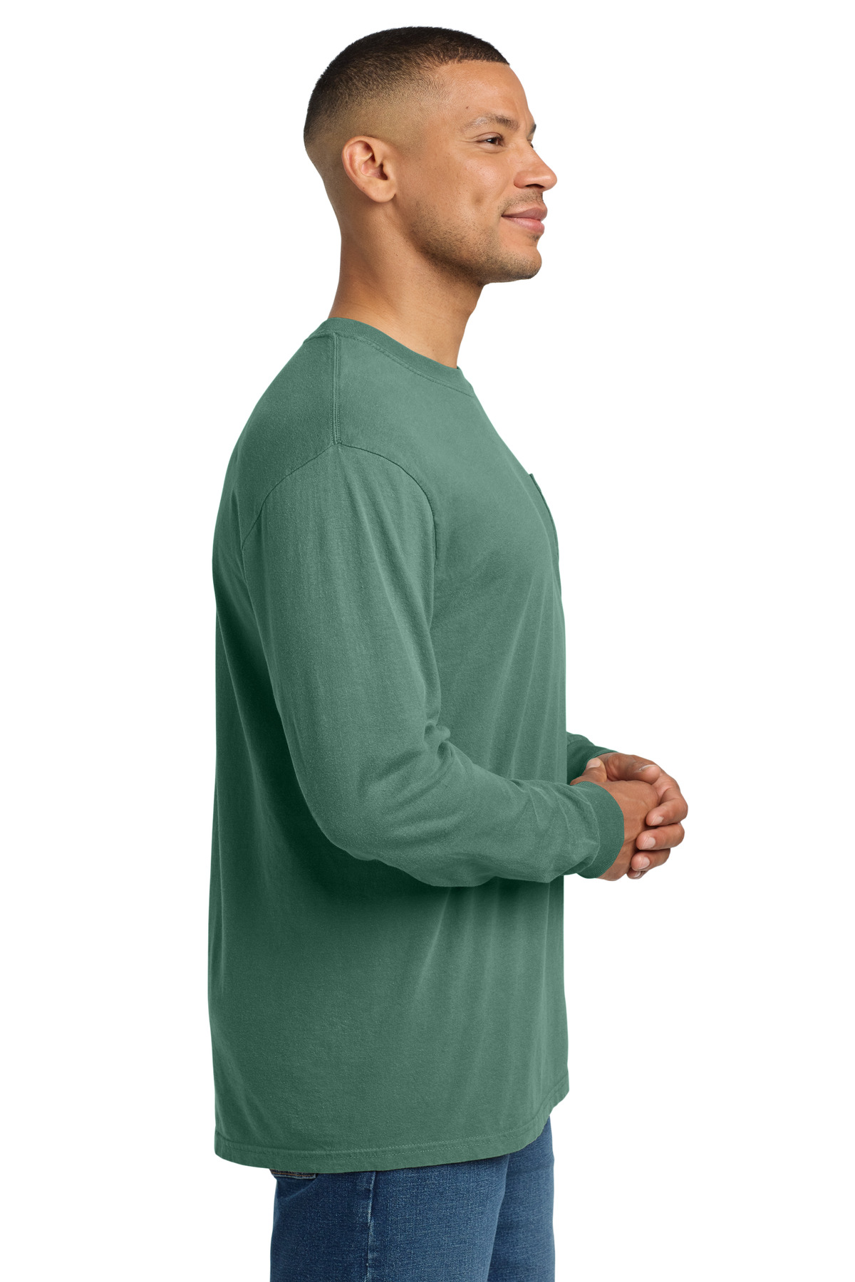 COMFORT COLORS Heavyweight Ring Spun Long Sleeve Pocket Tee. 4410 112