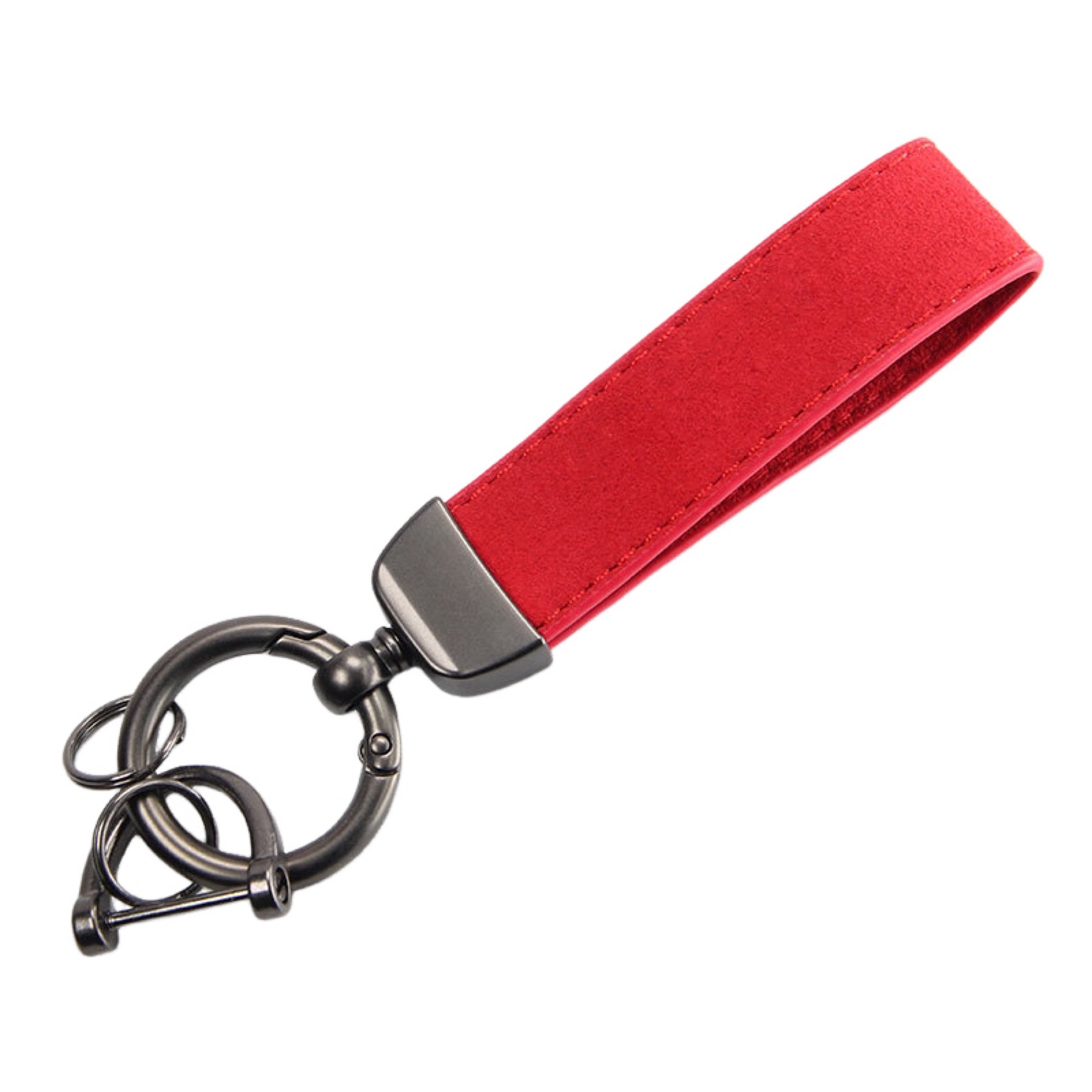 Universal Durable Leather 360 Degree Rotatable Keychain 2