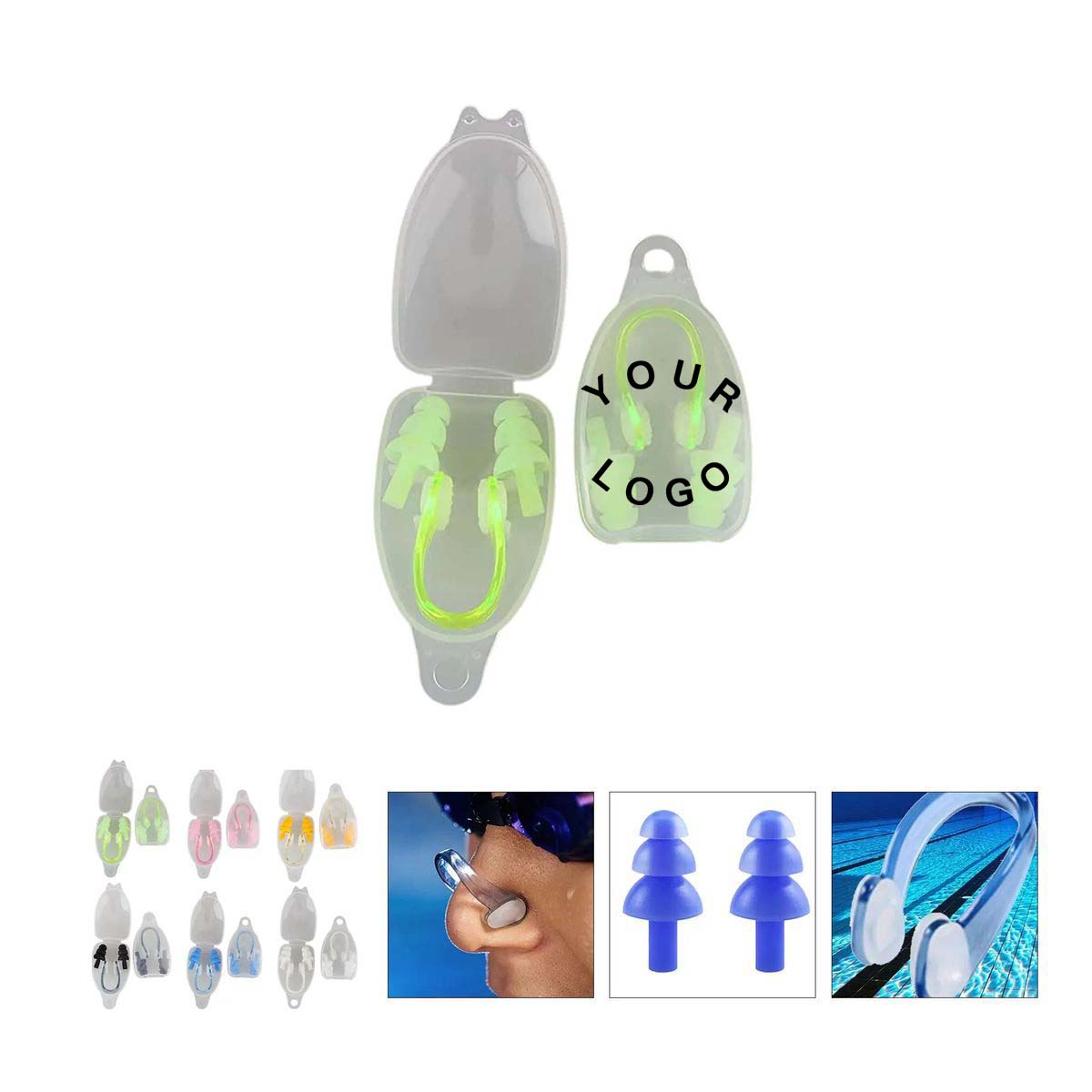 Comfortable Nose Clip and Ear Plugs for Water Sports 4