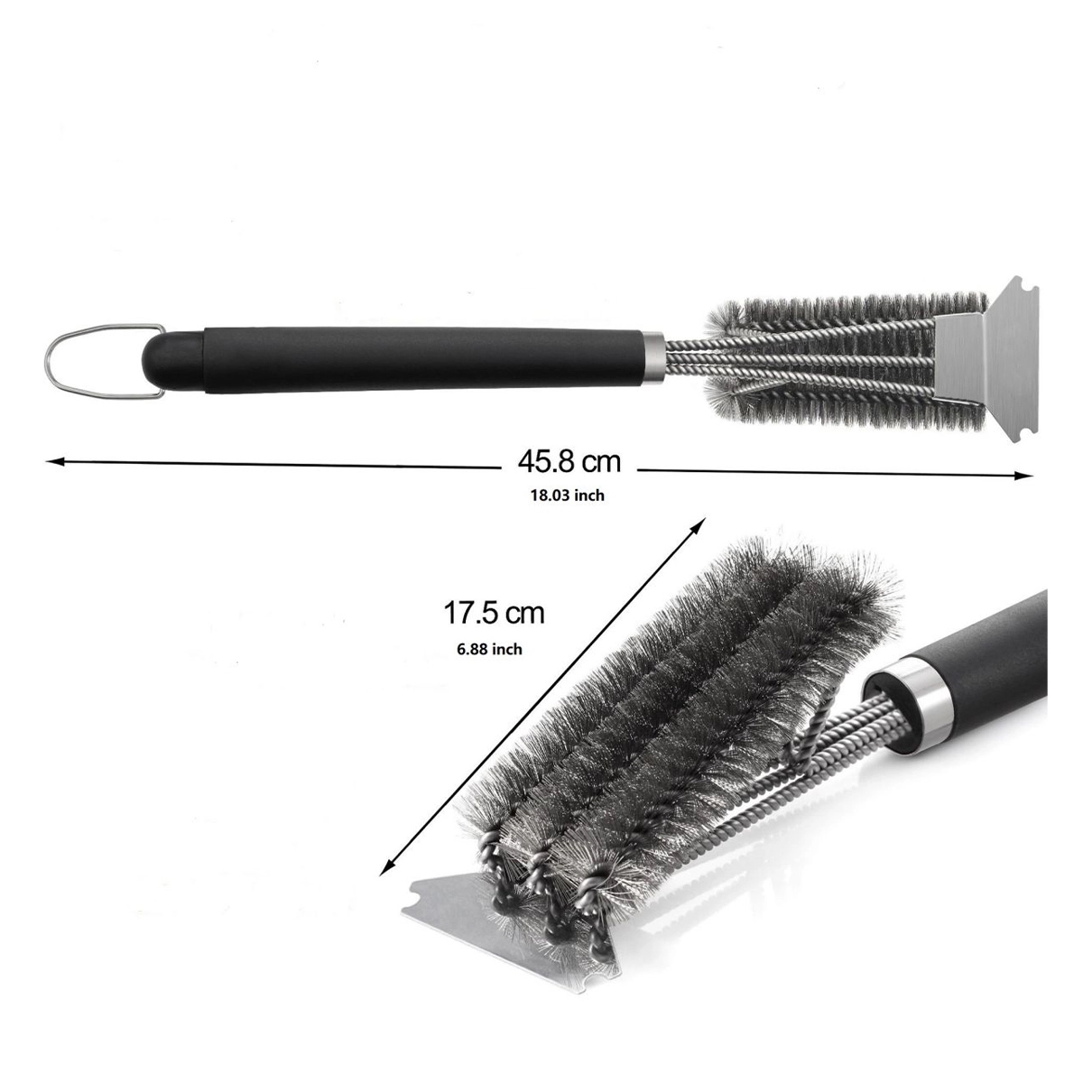 Bbq Grill Brush And Scraper 2