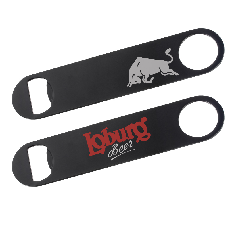 Matte Black Powder Coated Bottle Opener