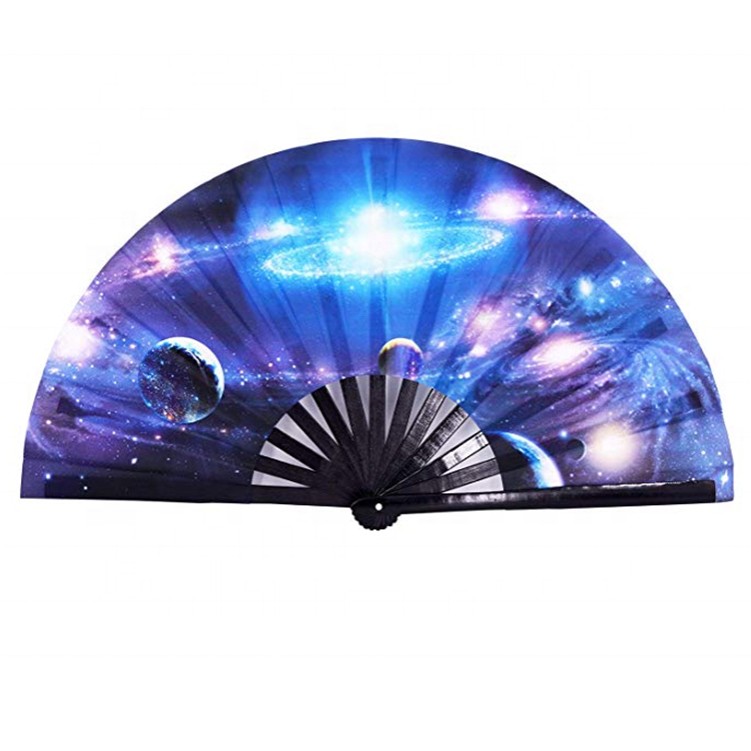Plastic Ribs Fabric Fan 6