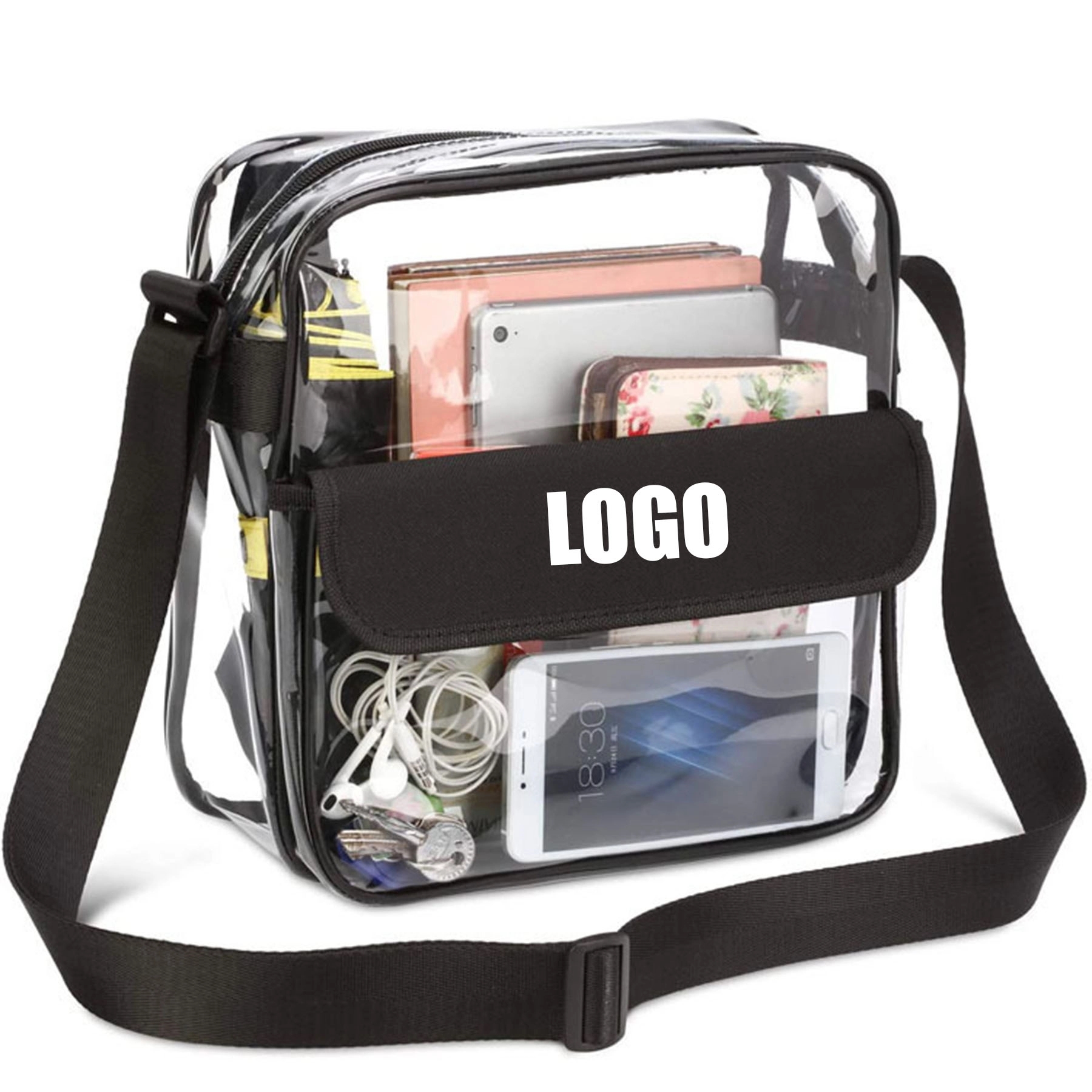 Clear Crossbody Messenger Shoulder Bag 2