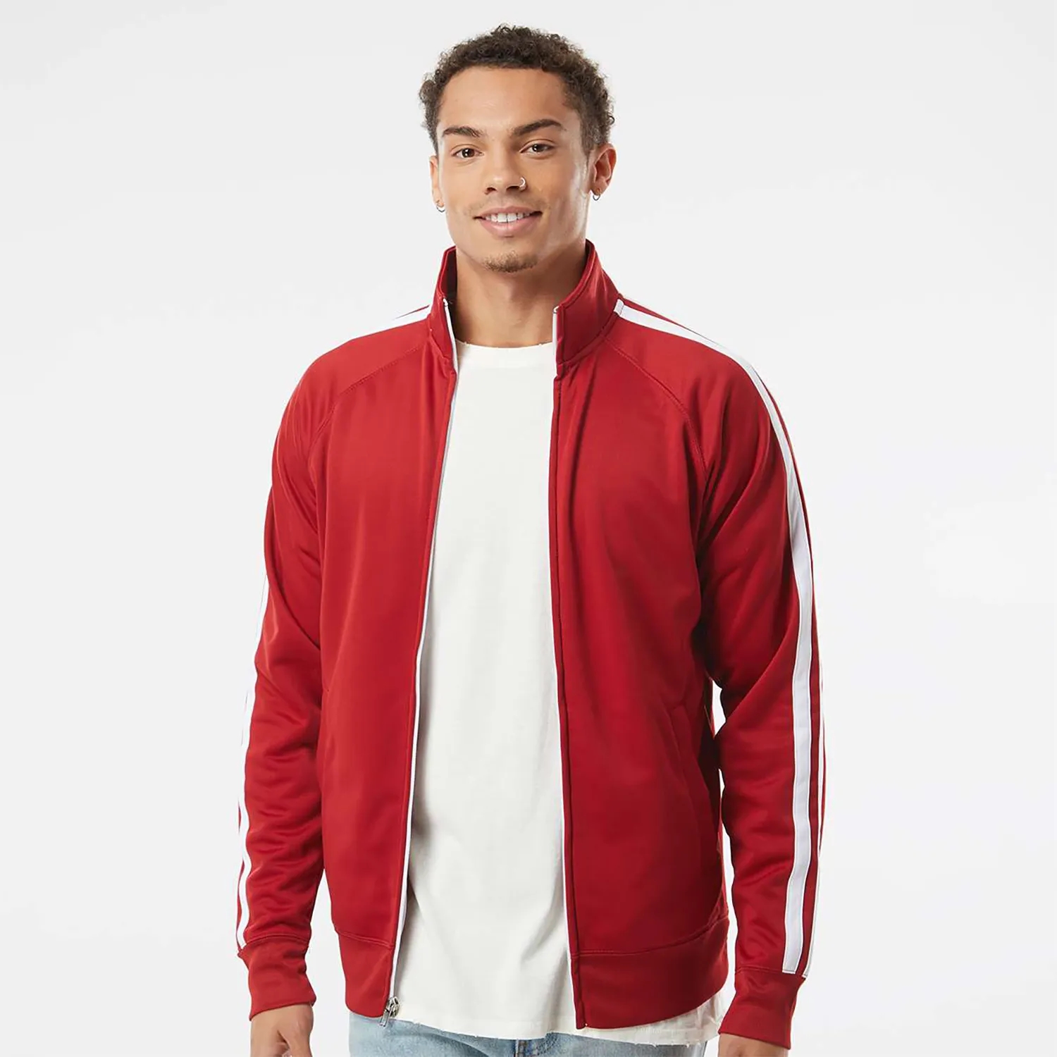 Unisex Lightweight Poly-Tech Track Jacket 6