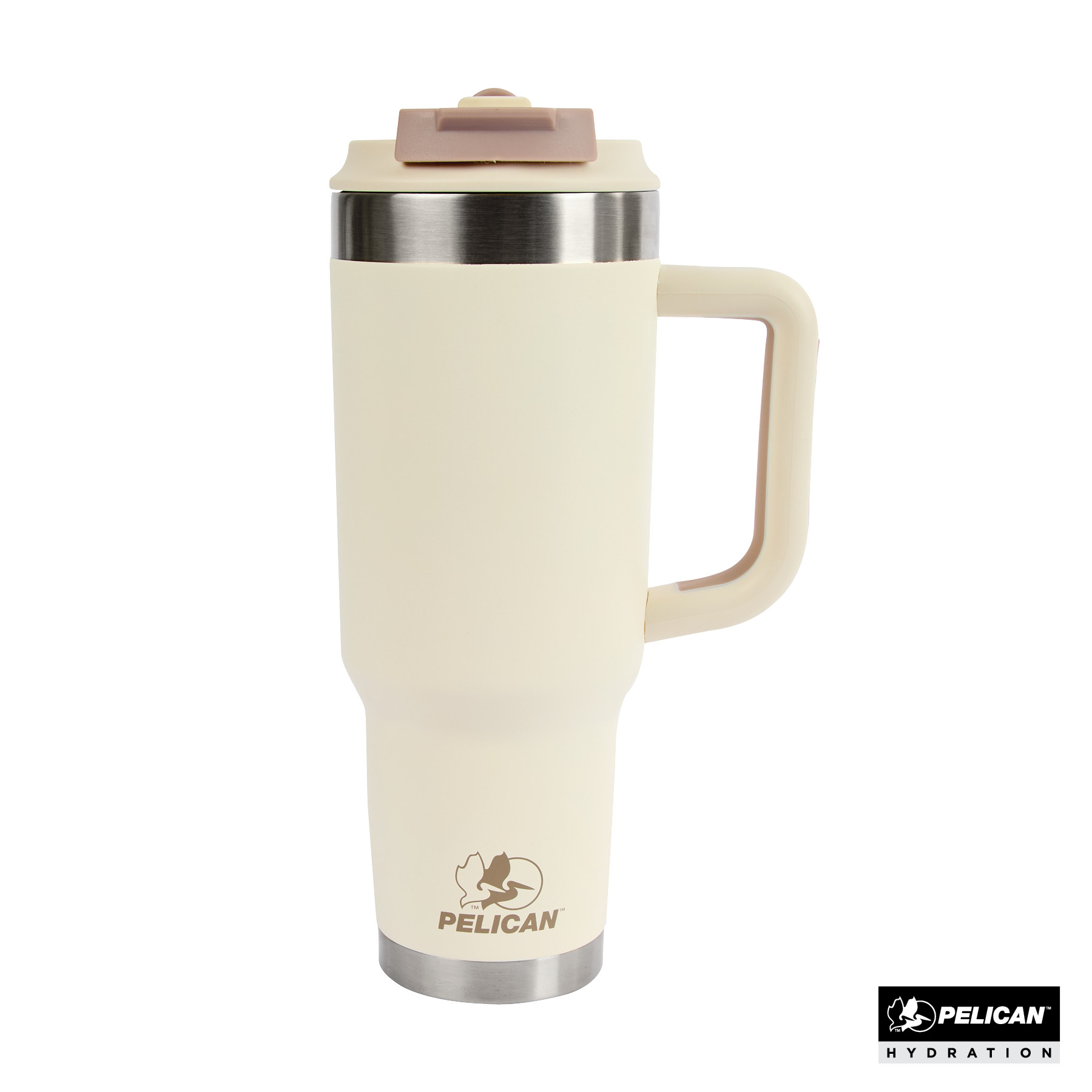 Pelican Porter™ Dual 40 oz. Dual Lid, Recycled Double Wall Stainless Steel Travel Tumbler 25