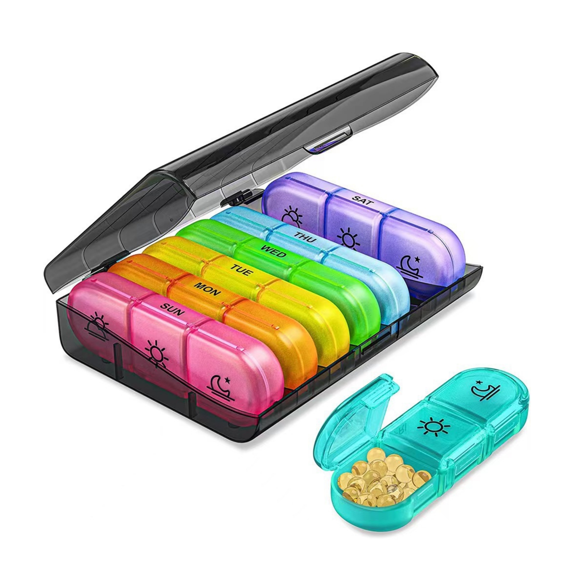 One Week Convenient Pill Organizer 4