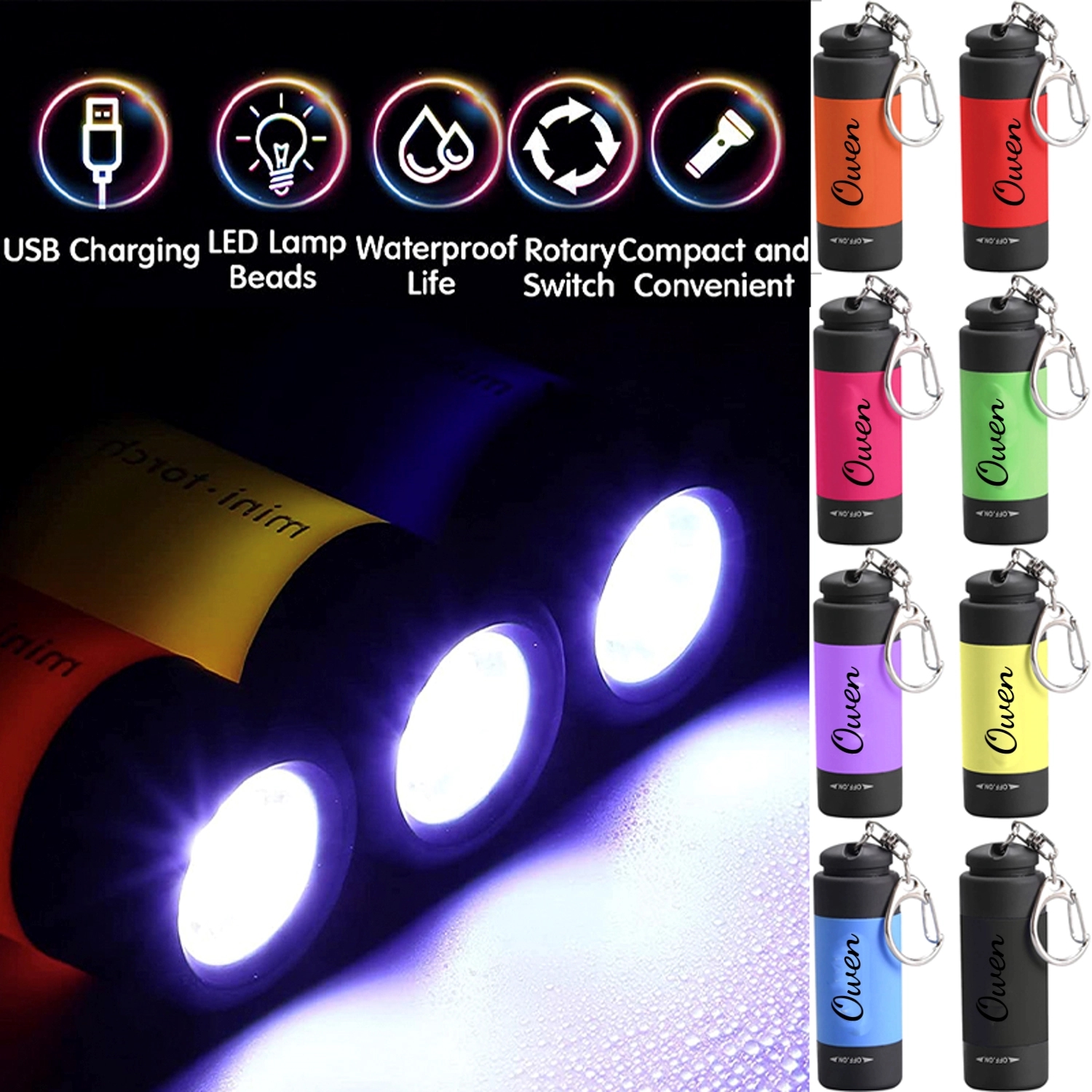 Mini Keychain Flashlight 2
