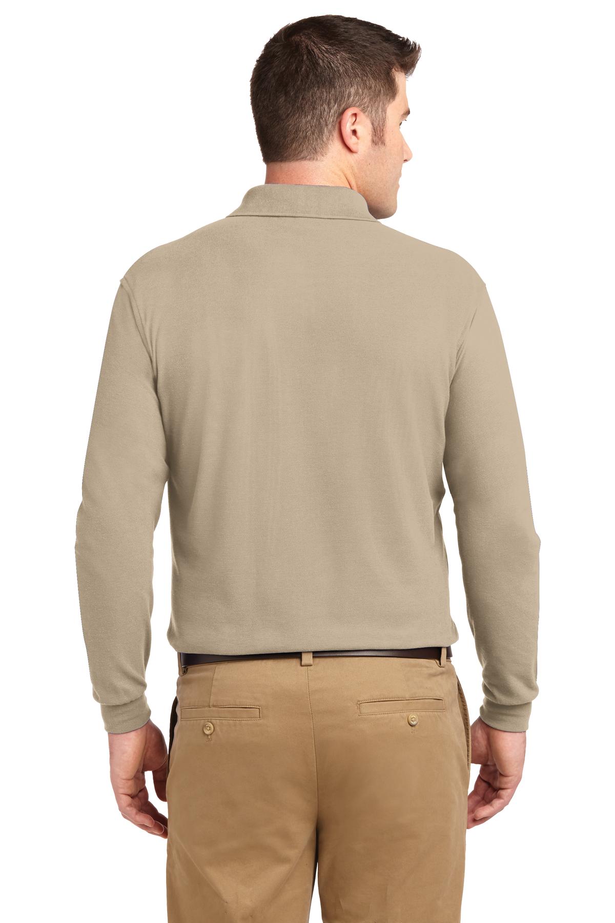 Port Authority Silk Touch Long Sleeve Polo. K500LS 17