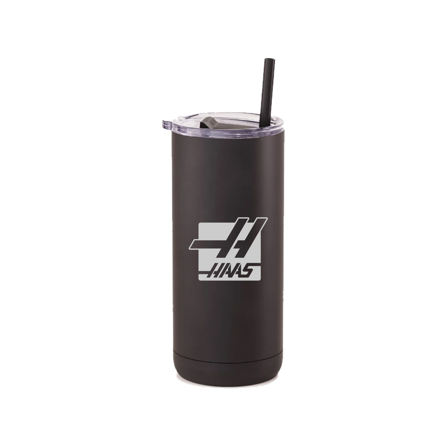 16 Oz. Maars Black Stainless Steel Tumbler