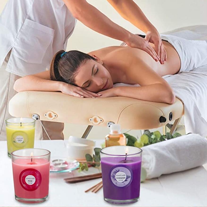 4Oz Scented Candles Aromatherapy Organic Massage Candles 2