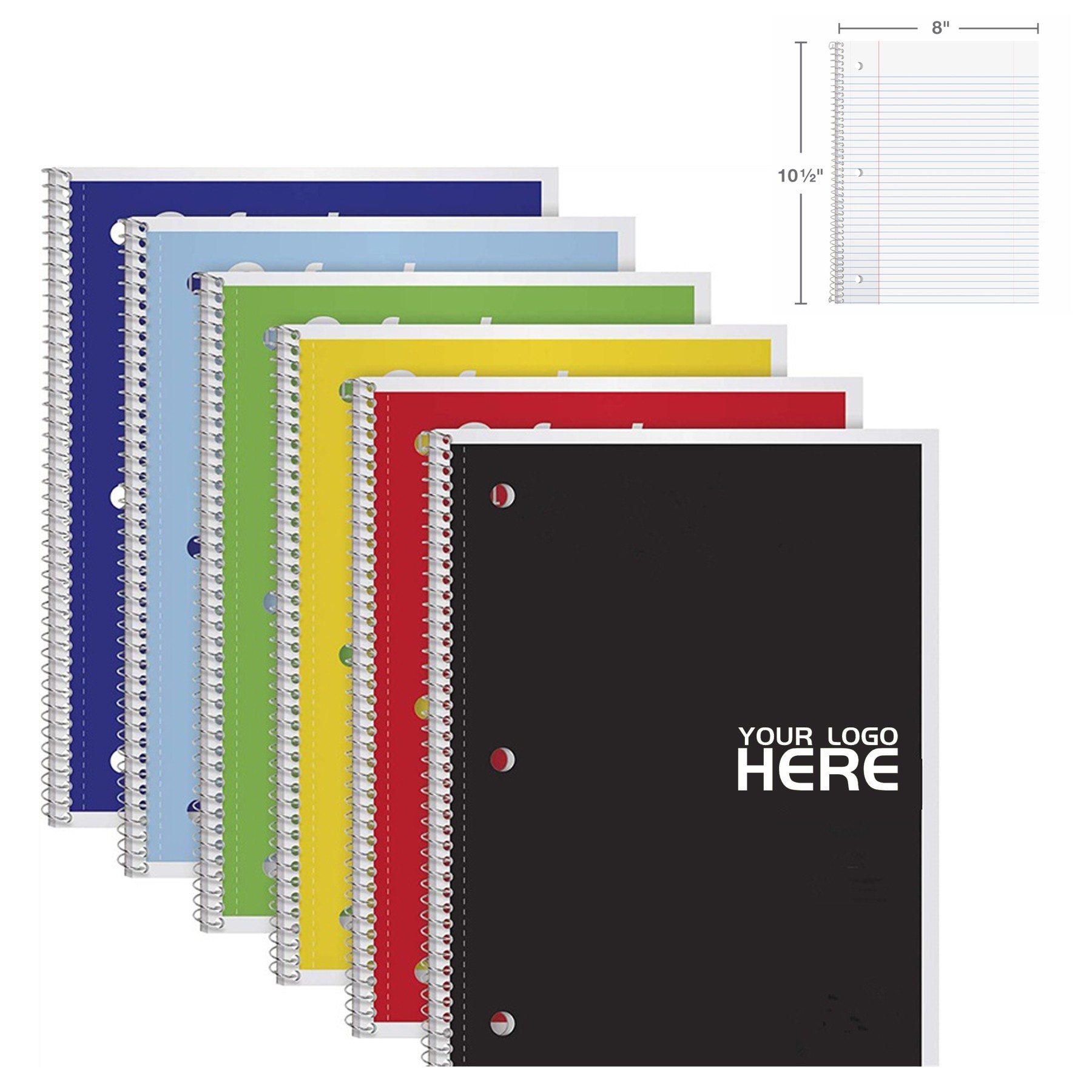 3 Hole Punched Spiral Notebook 1