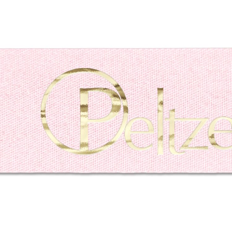 7/8" Bridal Satin Ribbon - 25yd Roll - Foil Print 1
