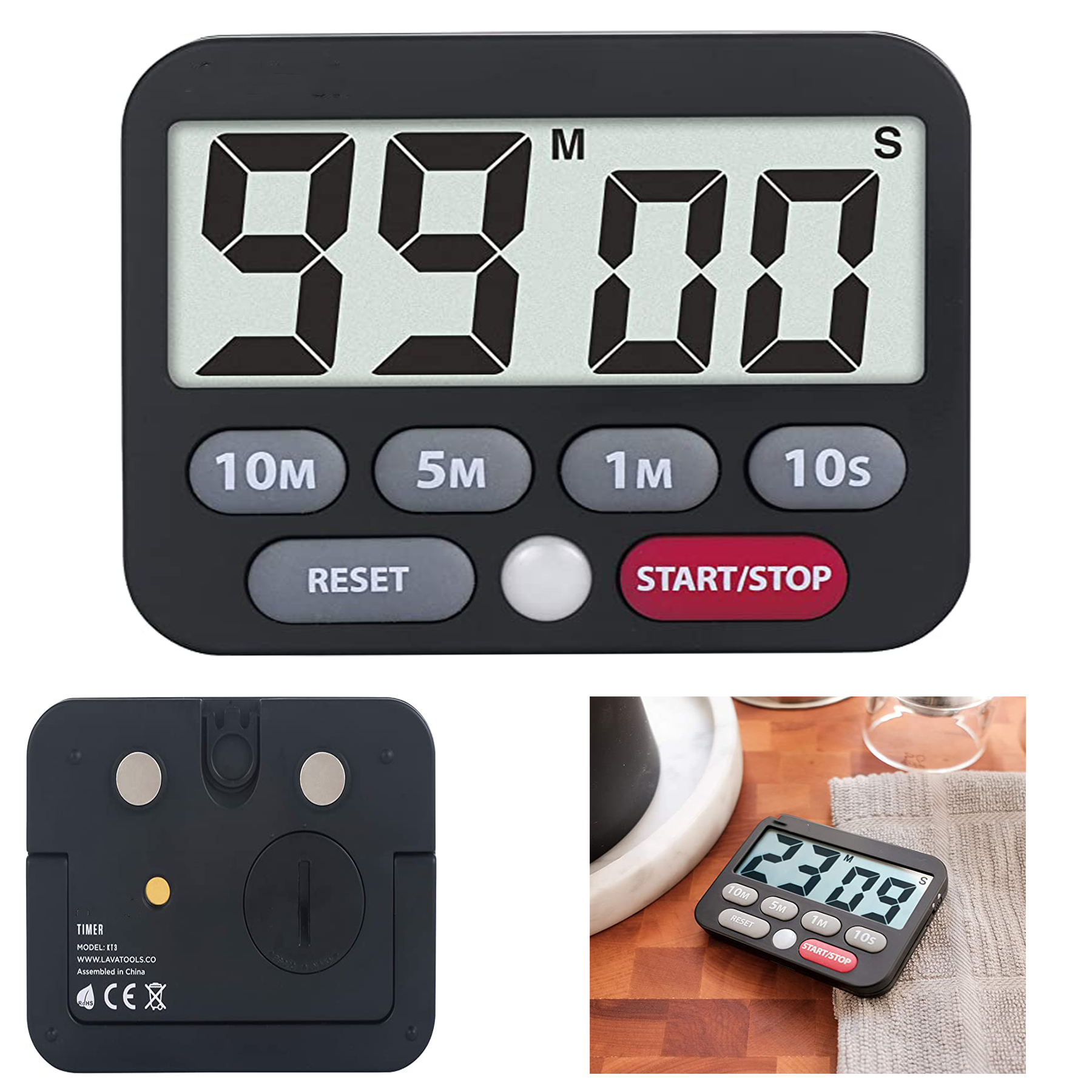  Kitchen Timer Stopwatch