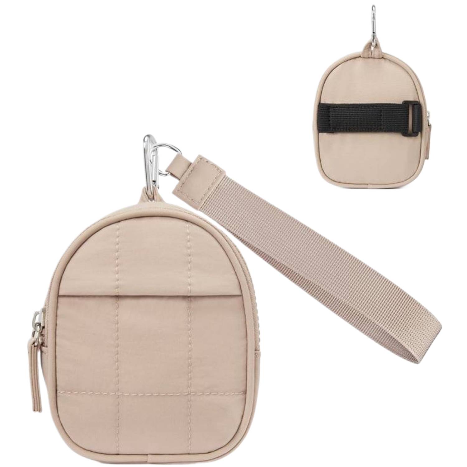 Polyester Mini Backpack Style Keychain Wallet w/ Wristlet 6