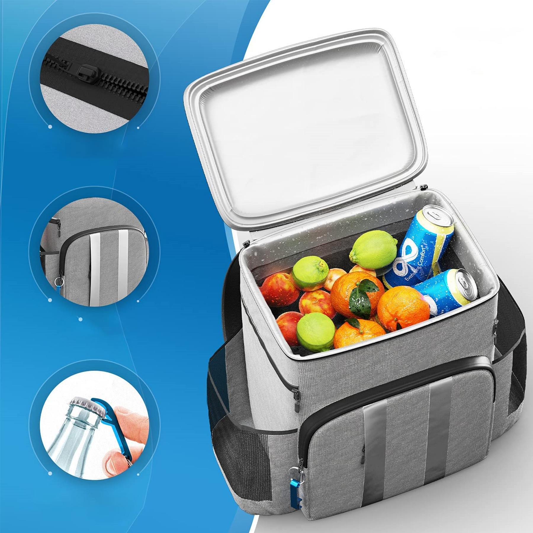 Outdoor Large Capacity Picnic Insulated Backpack 2