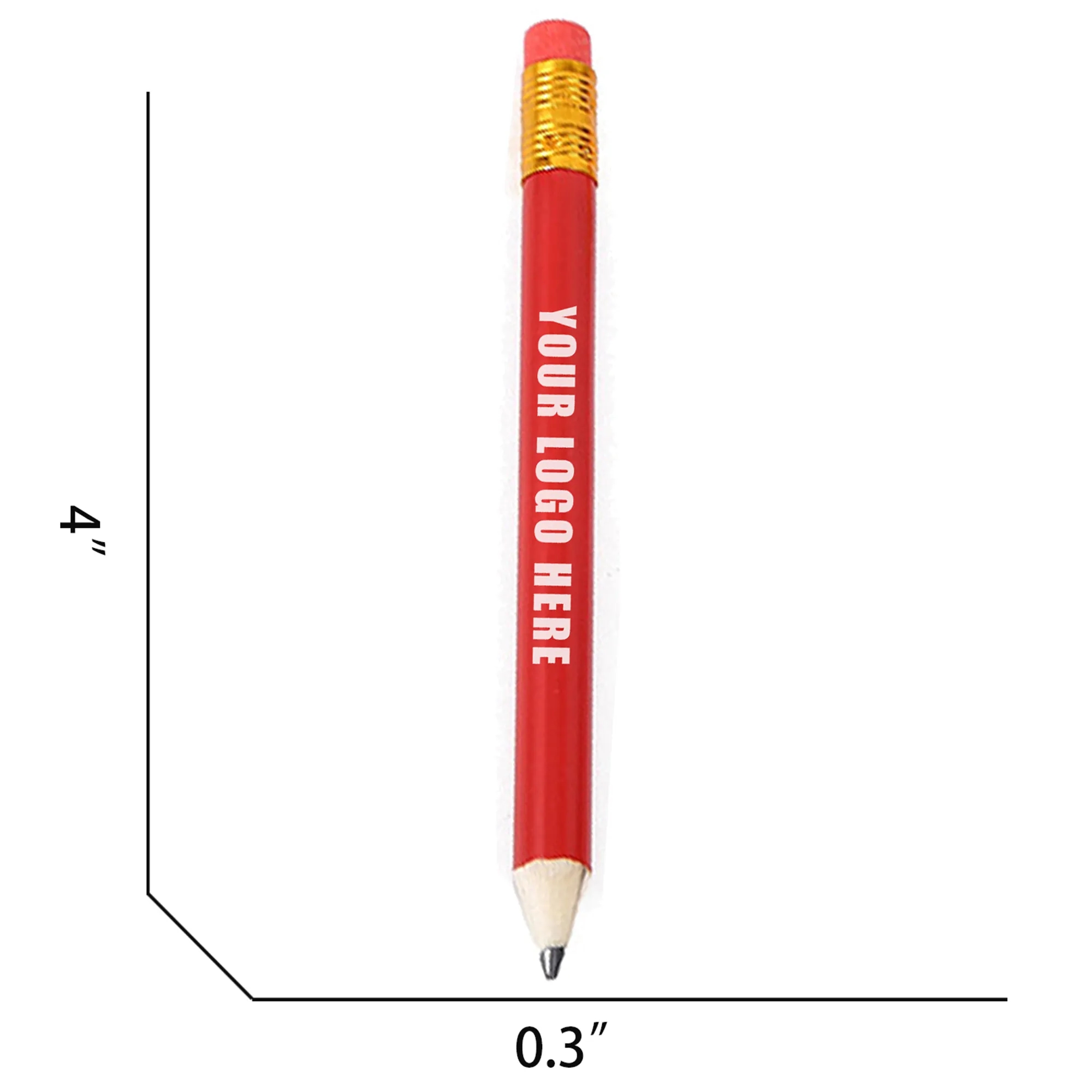 Golf Pencils with Eraser 3